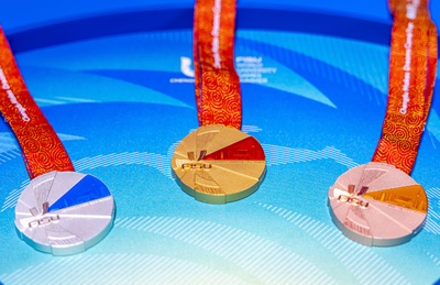 Se publica el diseño de la medalla de los Juegos Mundiales Universitarios de FISU Chengdu 2021
