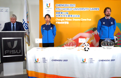 Se publican los resultados del sorteo de equipos de los Juegos de FISU Chengdu 2021